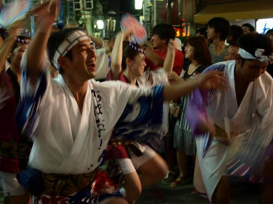 Awa Odori w Koenji 2010 (Fot. Hanna Kazahari)